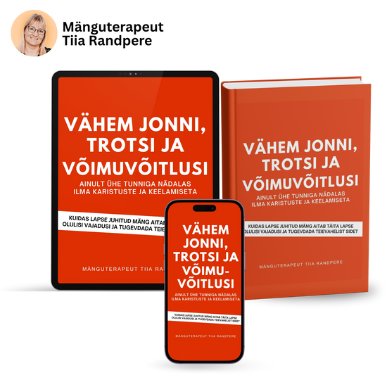 E-raamat „Vähem jonni, trotsi ja võimuvõitlusi"