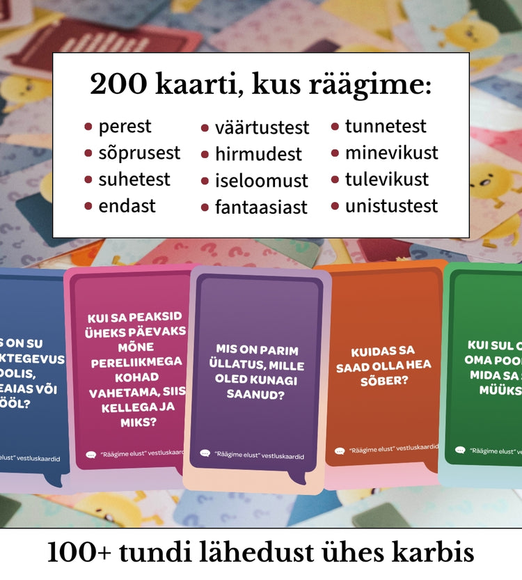 Vestluskaardid "Räägime elust"