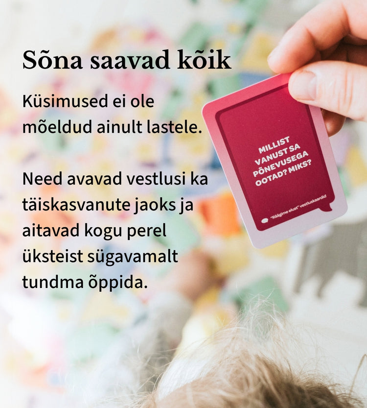 Vestluskaardid "Räägime elust"